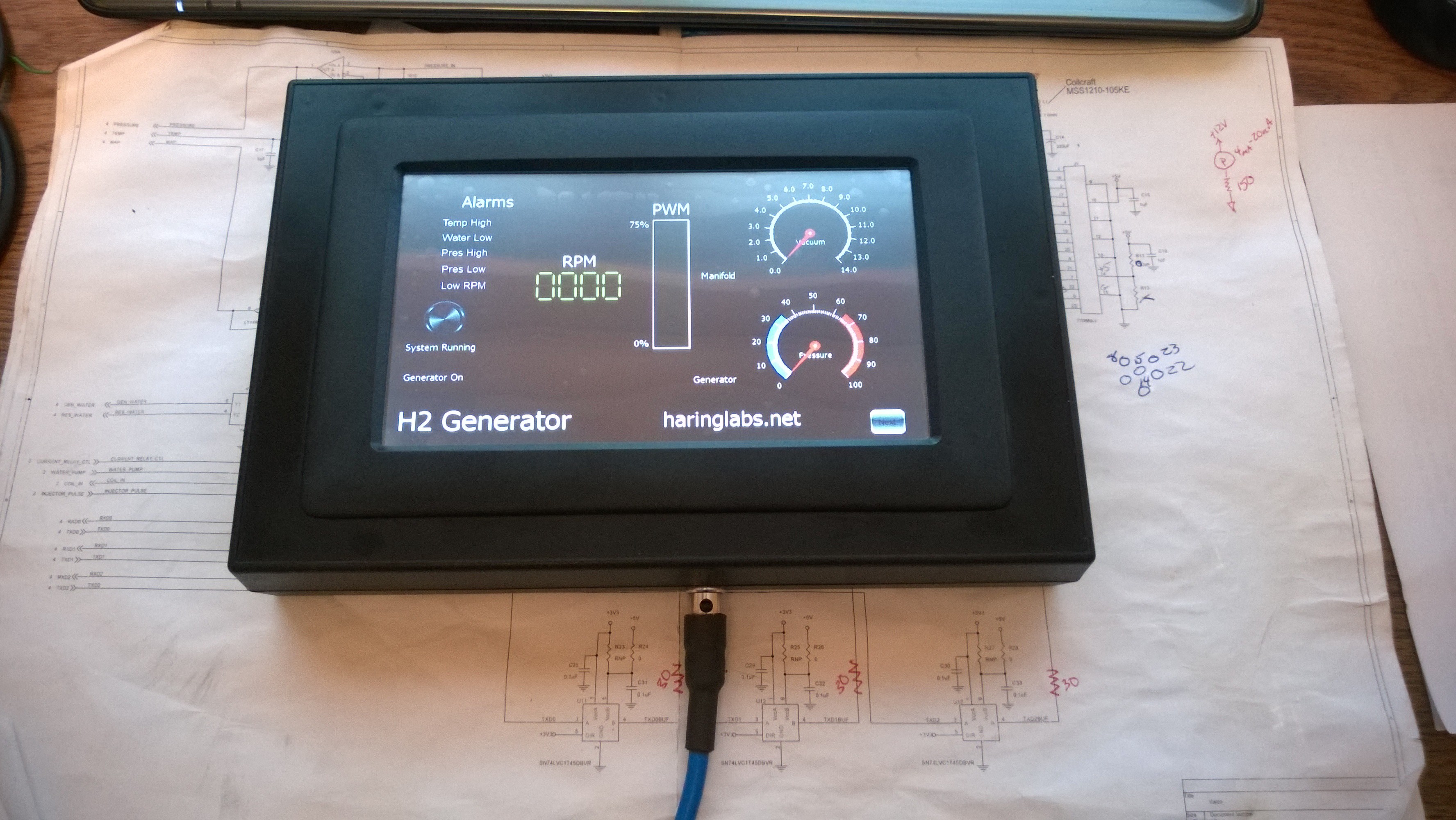 Color Touch Screen Control